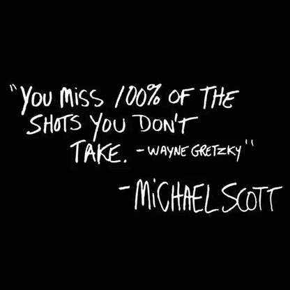 100% Of The Shots You Don't Take - Donkey Tees T-shirt