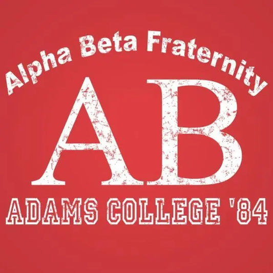 Alpha Beta Adams Atoms College Tshirt - Donkey Tees