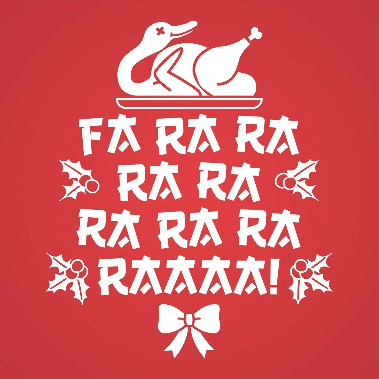 Fa Ra Ra Christmas Duck Tshirt - Donkey Tees