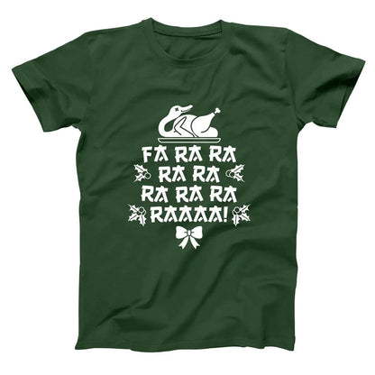 Fa Ra Ra Christmas Duck Tshirt - Donkey Tees