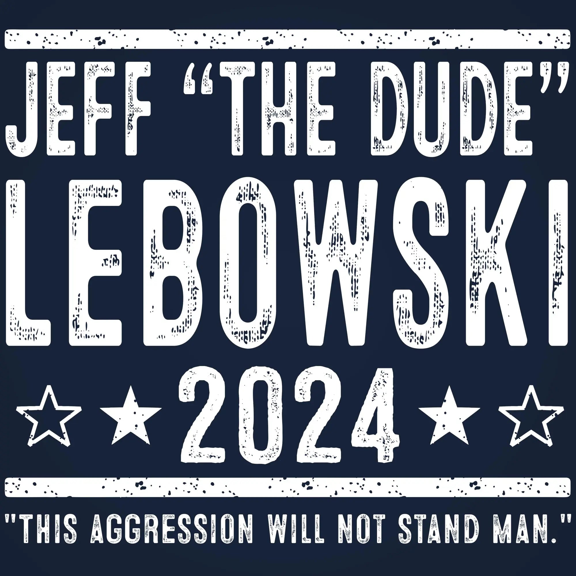 Jeff Lebowski 2024 Election Tshirt - Donkey Tees