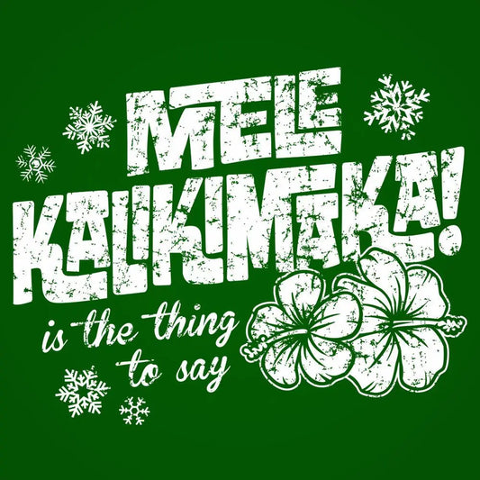 Mele Kalikimaka Tshirt - Donkey Tees