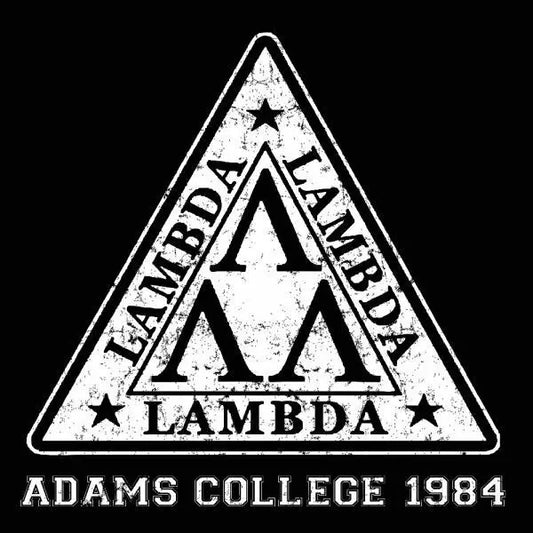 Tri Lambda Adams College 1984 Tshirt - Donkey Tees