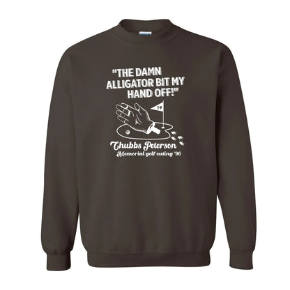 Alligator Bit My Hand Off - Chubbs Peterson Memorial 96 - Donkey Tees T-shirt