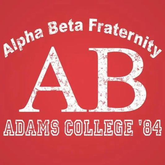 Alpha Beta Adams Atoms College - Donkey Tees T-shirt