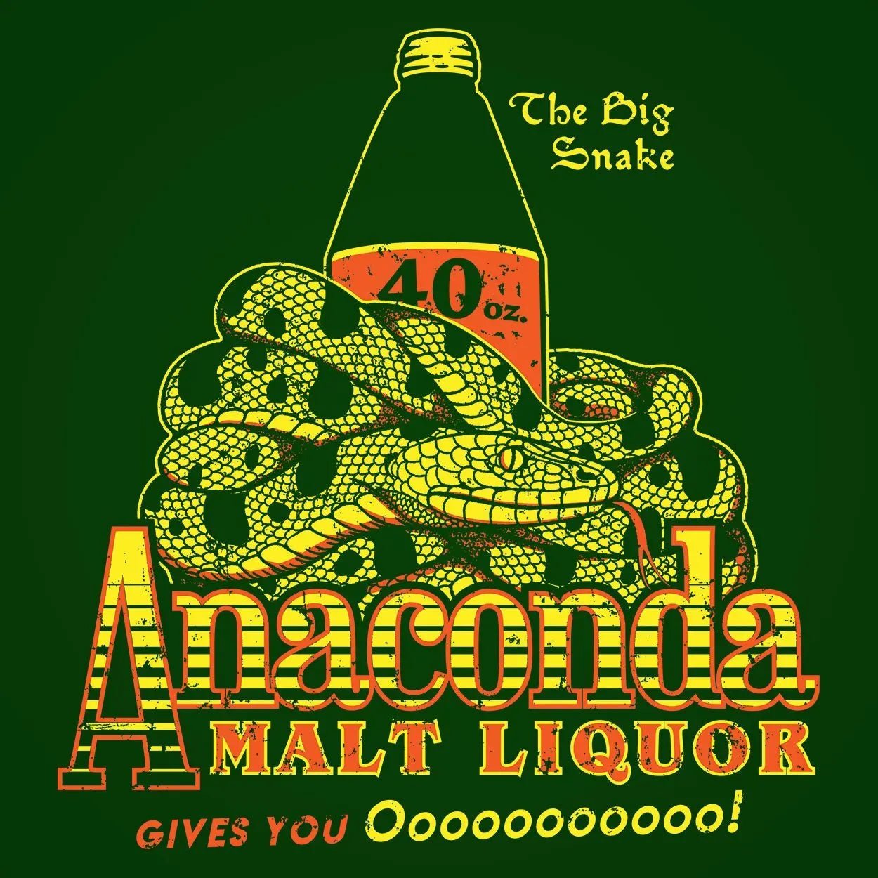 Anaconda Malt Liquor - Donkey Tees T-shirt