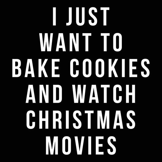 Bake Cookies And Watch Christmas Movies - Donkey Tees T-shirt