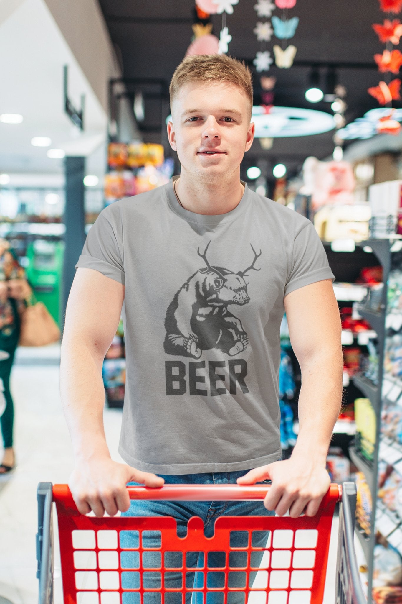 Bear Deer Beer - Donkey Tees T-shirt