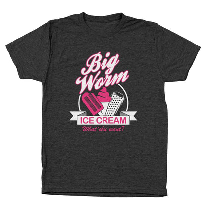 Big Worm Ice Cream - Donkey Tees T-shirt