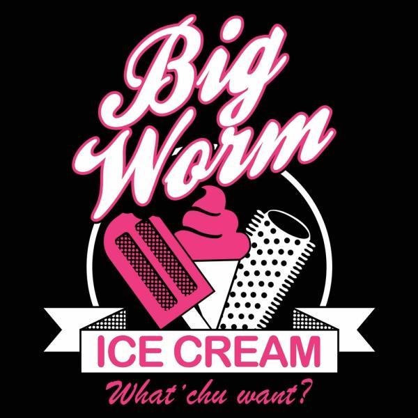 Big Worm Ice Cream - Donkey Tees T-shirt