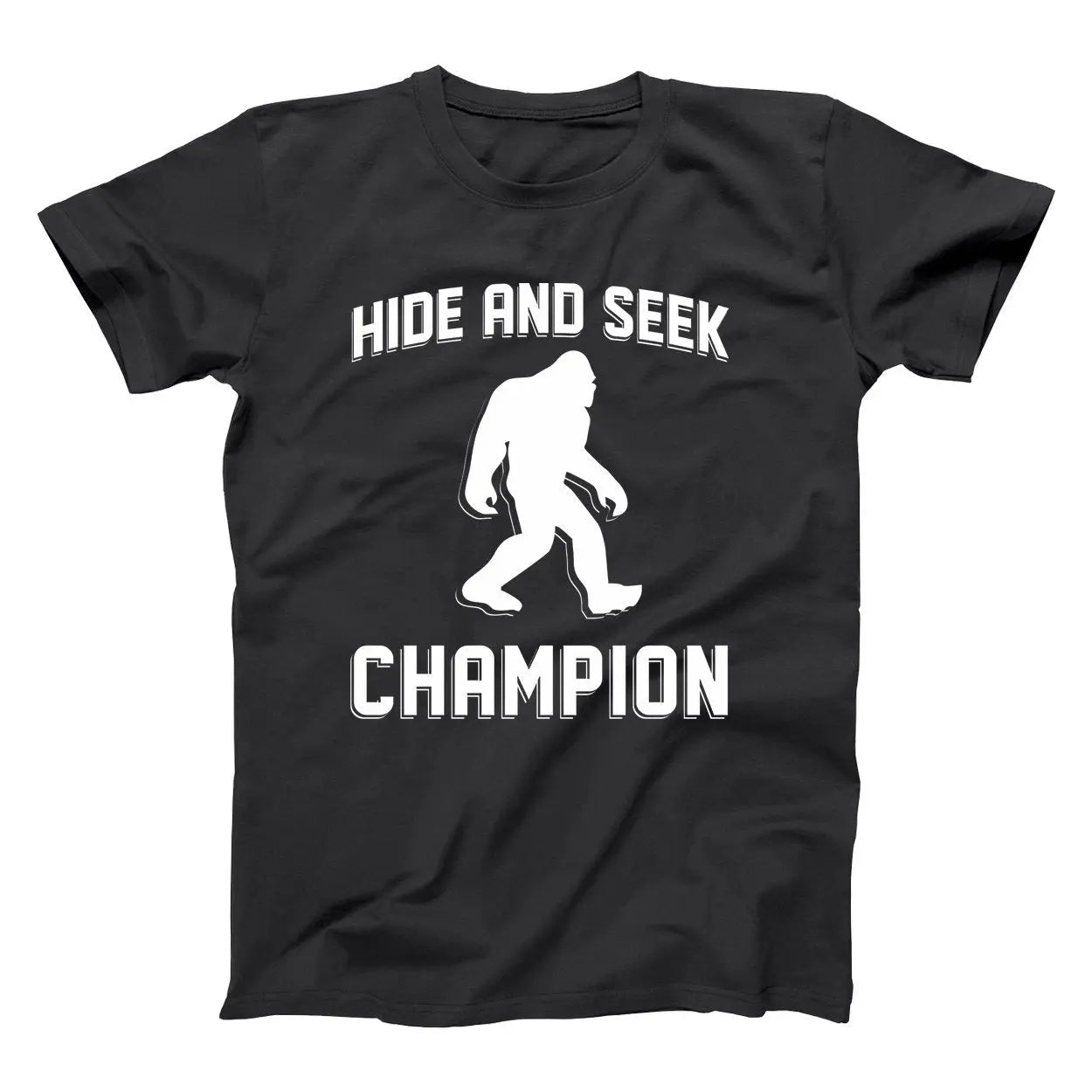 Bigfoot Hide And Seek Champion - Donkey Tees T-shirt