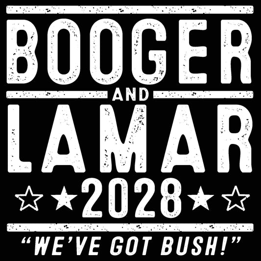 Booger and Lamar 2028 Election - Donkey Tees T-shirt