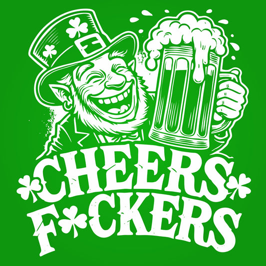 Cheers F(clover)ckers - Donkey Tees T-shirt