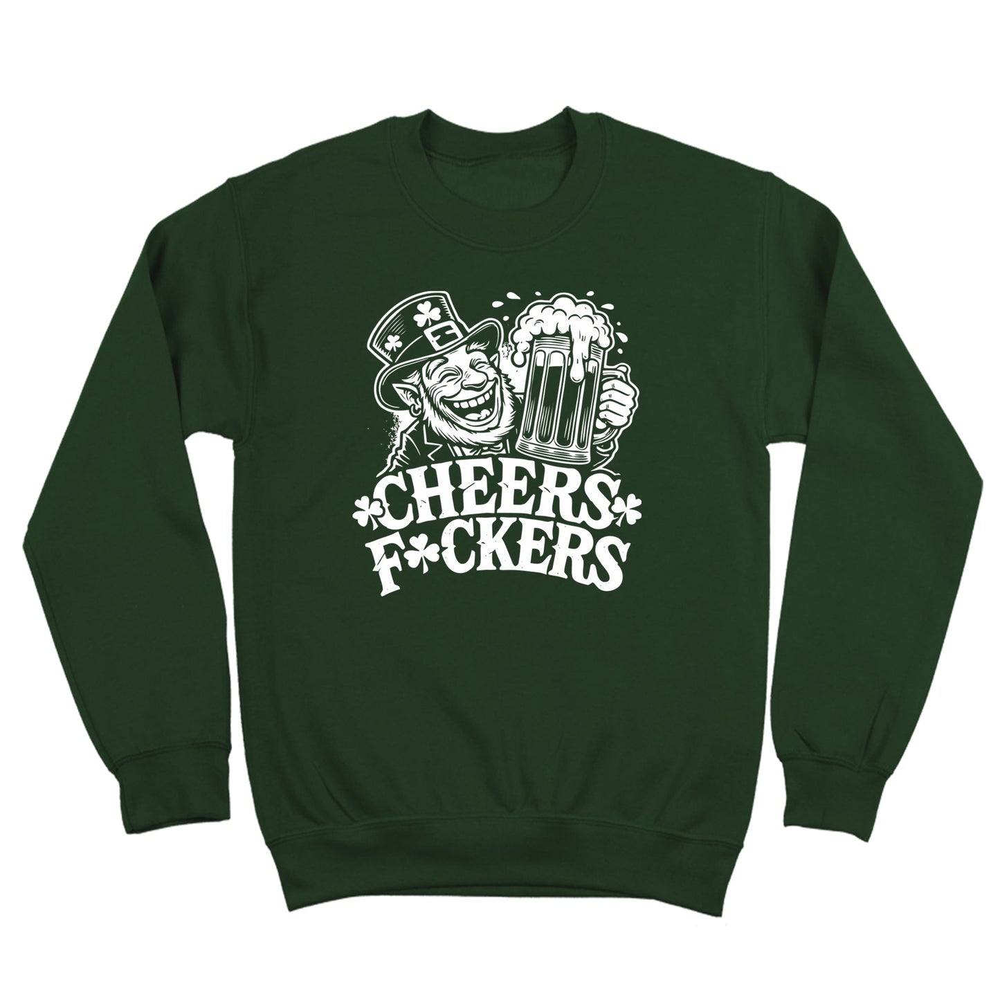 Cheers F(clover)ckers - Donkey Tees T-shirt