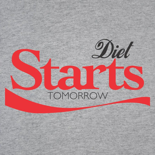 Diet Starts Tomorrow - Donkey Tees T-shirt