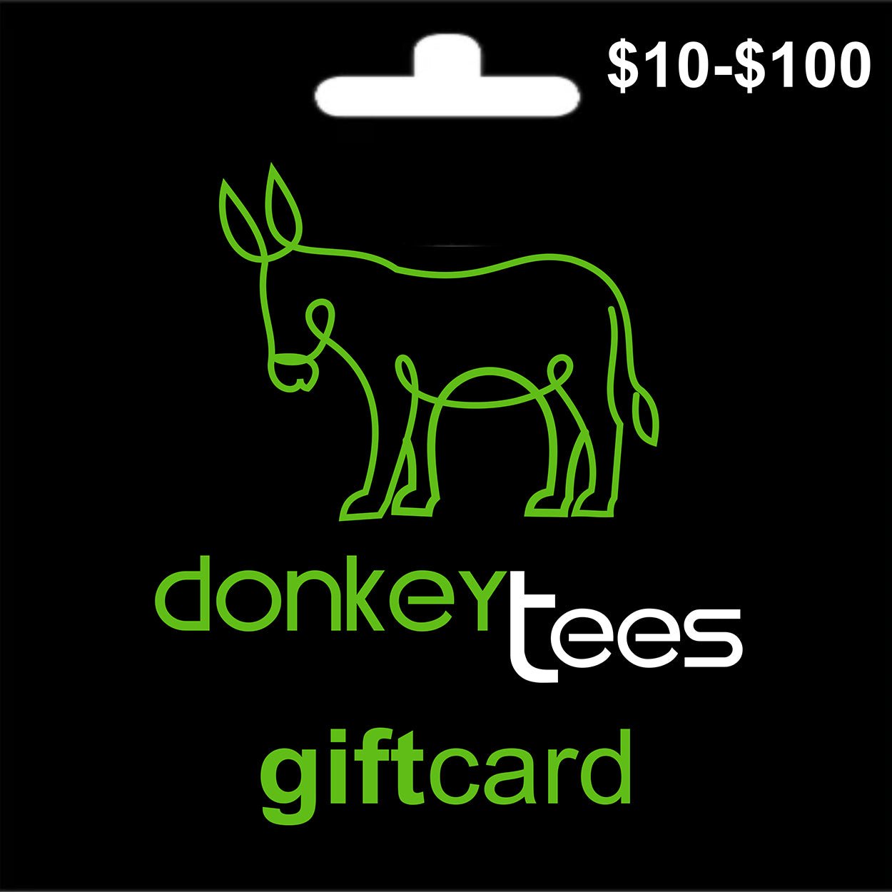 Donkey Tees Gift Card - Donkey Tees T-shirt