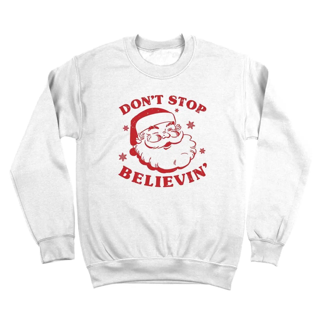 Don't Stop Believing Santa - Donkey Tees T-shirt