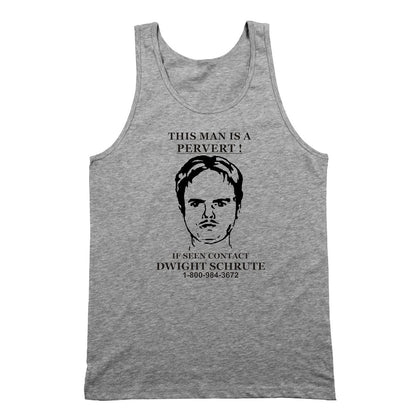 Dwight Schrute Pervert Sign - Donkey Tees T-shirt