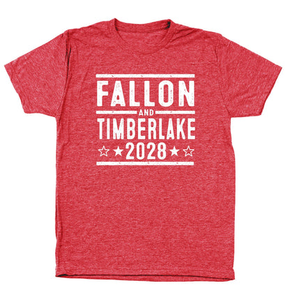 Fallon and Timberlake 2028 Election - Donkey Tees T-shirt