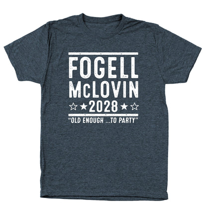 Fogell Mclovin 2028 Election - Donkey Tees T-shirt