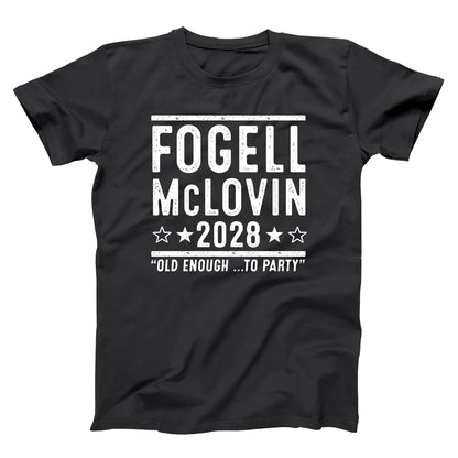 Fogell Mclovin 2028 Election - Donkey Tees T-shirt