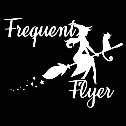 Frequent Flyer Witch - Donkey Tees T-shirt