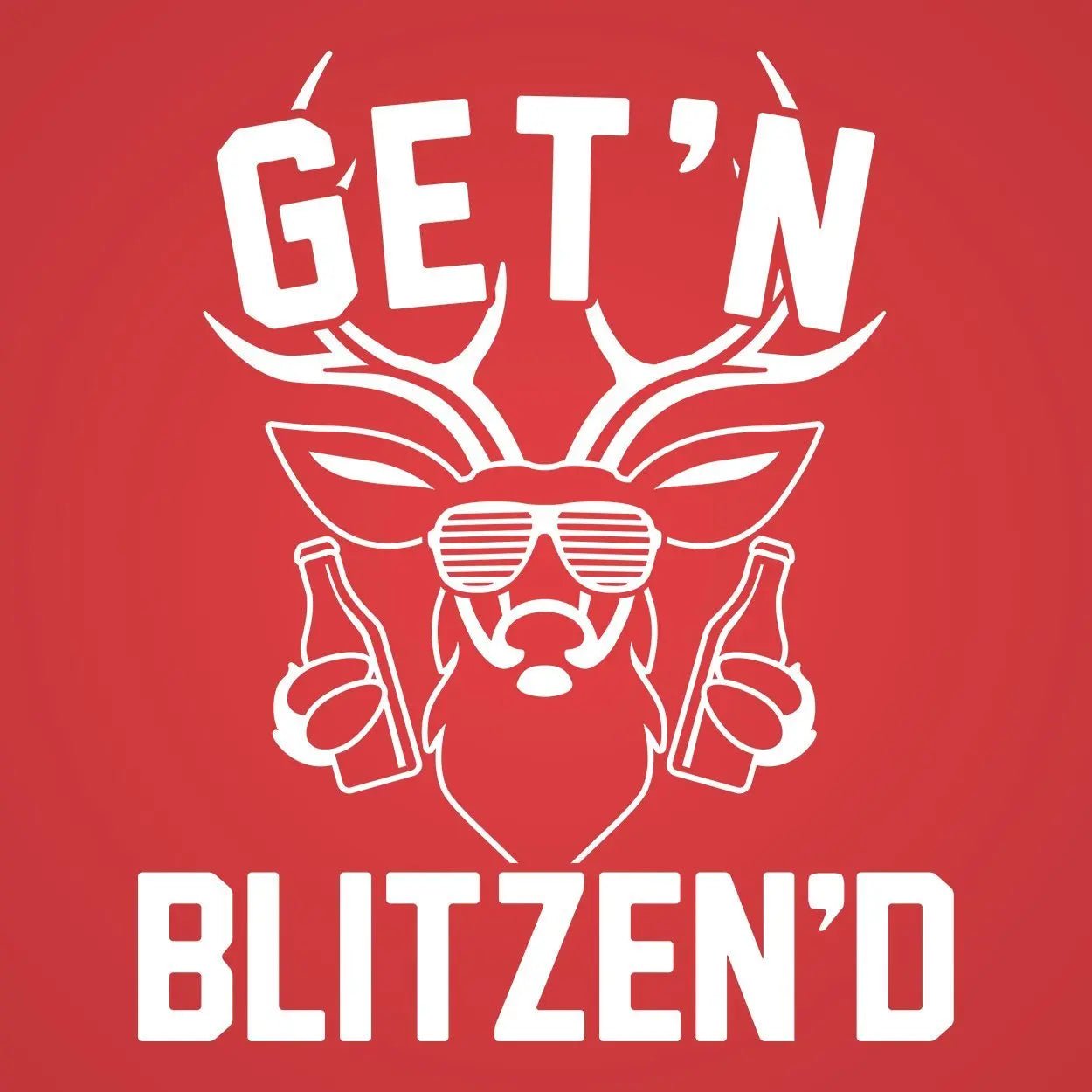 Getting Blitzened - Donkey Tees T-shirt