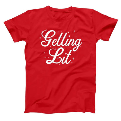 Getting Lit Christmas Xmas - Donkey Tees T-shirt