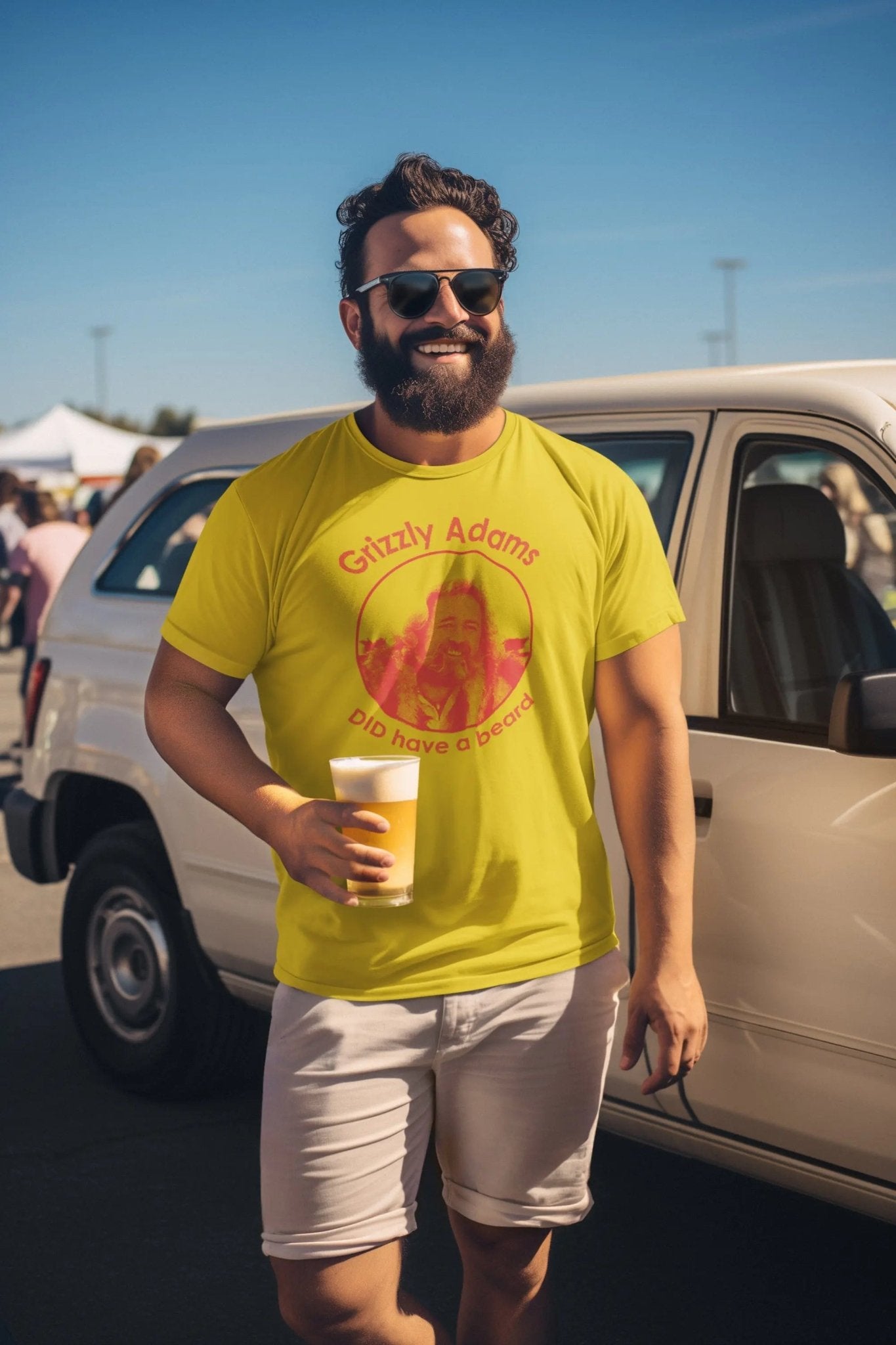 Grizzly Adams Did Have A Beard - Donkey Tees T-shirt