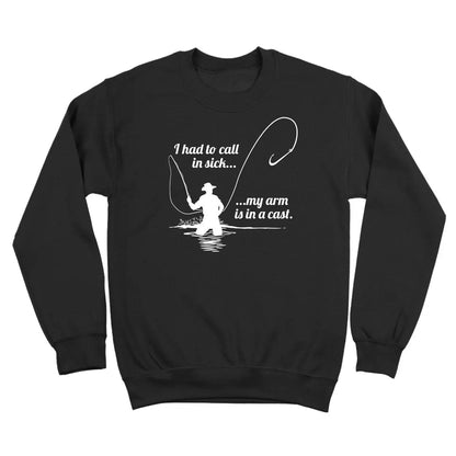 Had To Call In Sick Fishing - Donkey Tees T-shirt