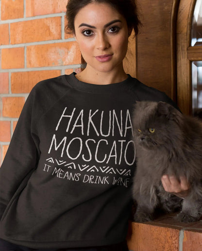 Hakuna Moscato It Means Drink Wine - Donkey Tees T-shirt