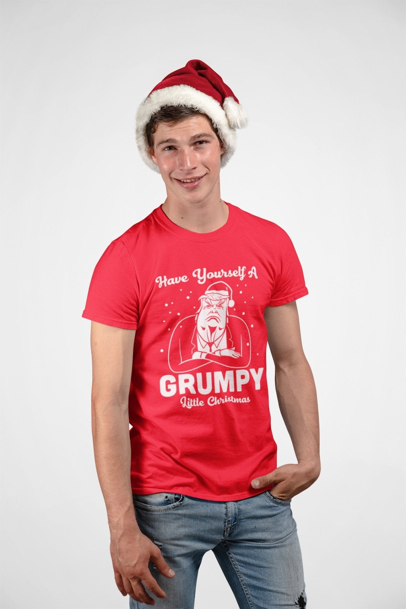 Have Yourself A Grumpy Little Christmas - Donkey Tees T-shirt