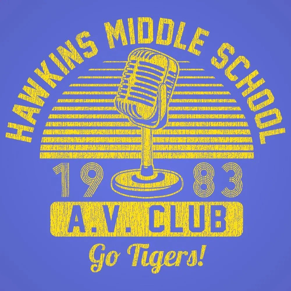 Hawkins Middle School AV Club - Donkey Tees T-shirt