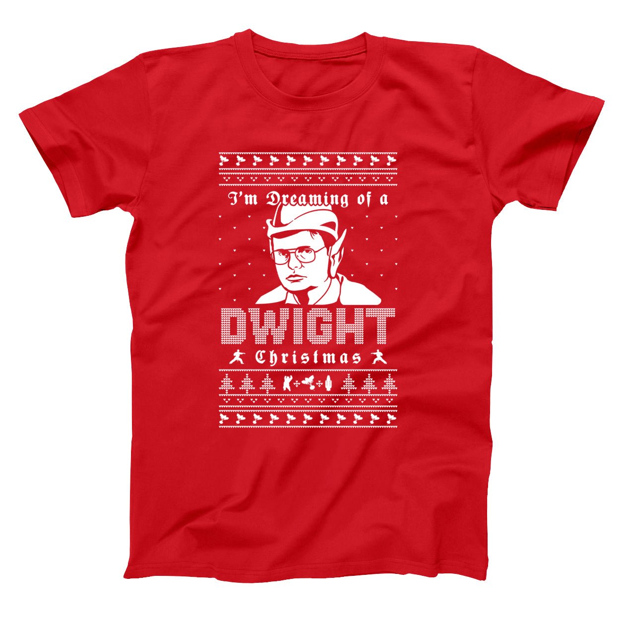 I'm Dreaming of a Dwight Christmas - Donkey Tees T-shirt