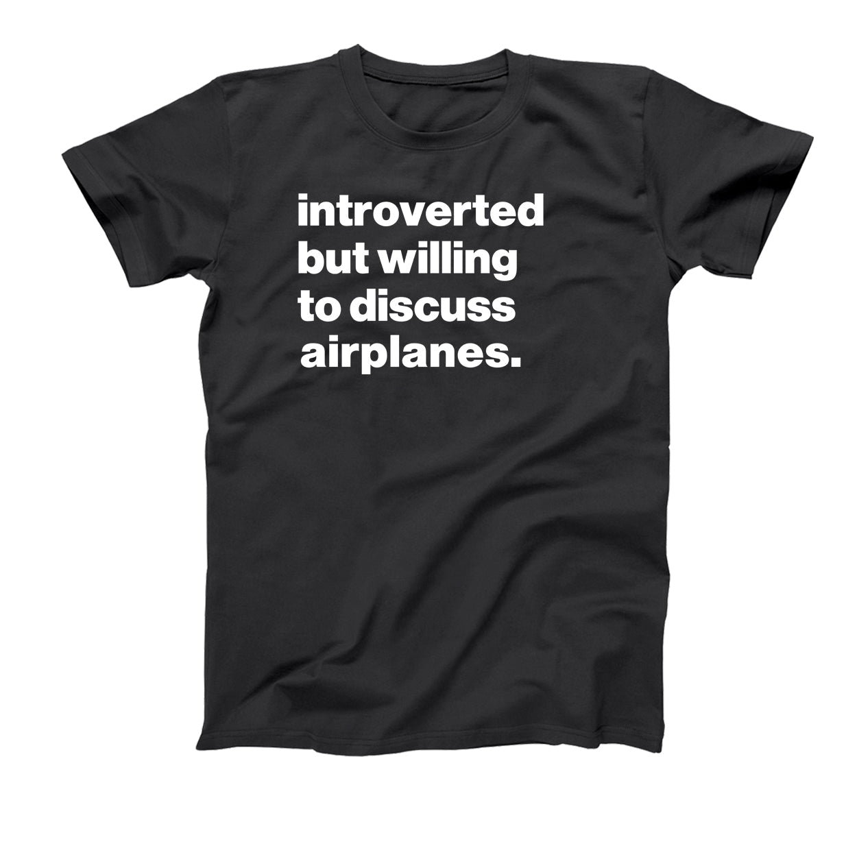 Introverted But Willing To Discuss Airplanes - Donkey Tees T-shirt