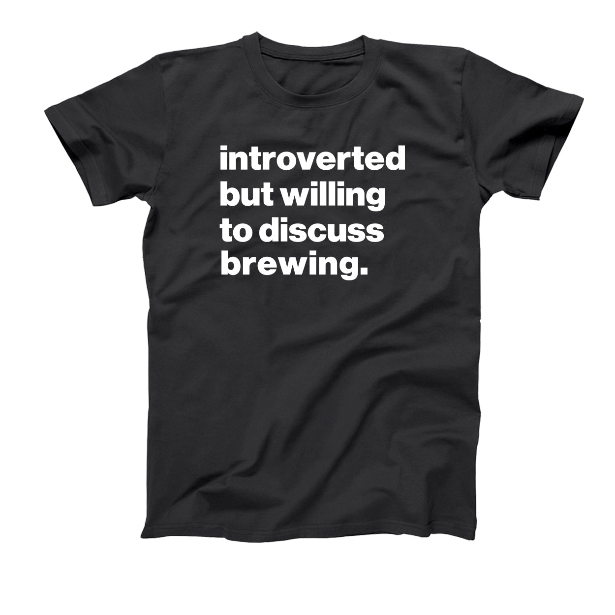 Introverted But Willing To Discuss Brewing - Donkey Tees T-shirt