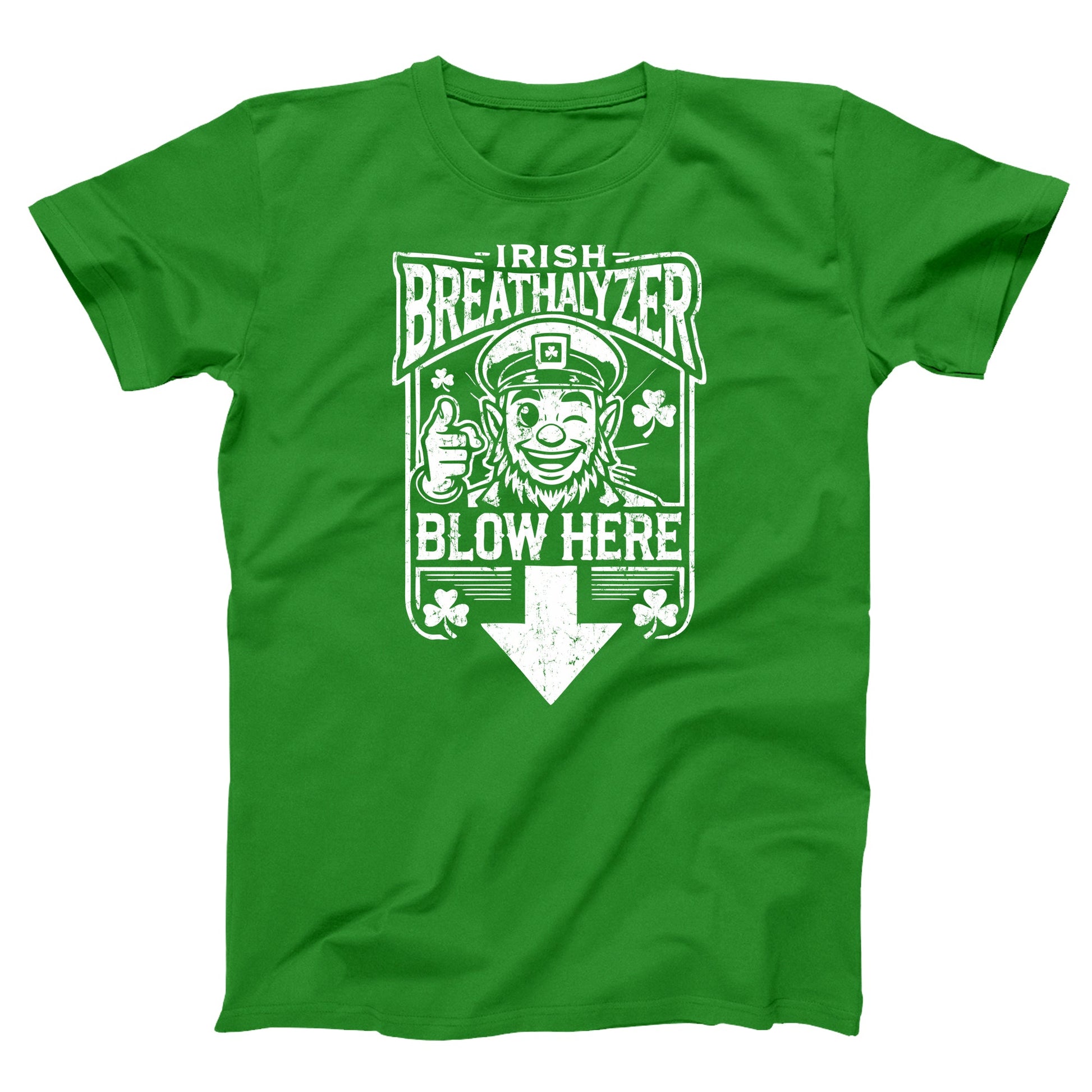 Irish Breathalyzer Blow Here - Donkey Tees T-shirt