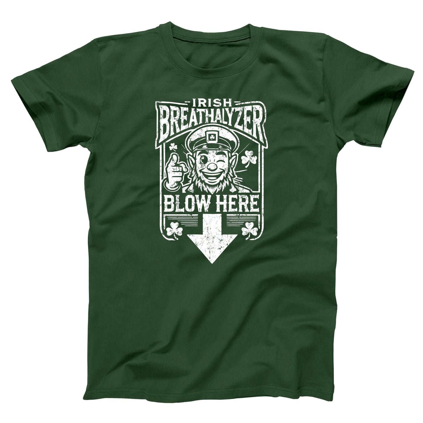 Irish Breathalyzer Blow Here - Donkey Tees T-shirt