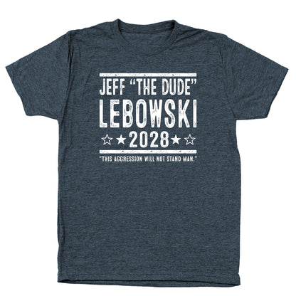 Jeff Lebowski 2028 Election - Donkey Tees T-shirt