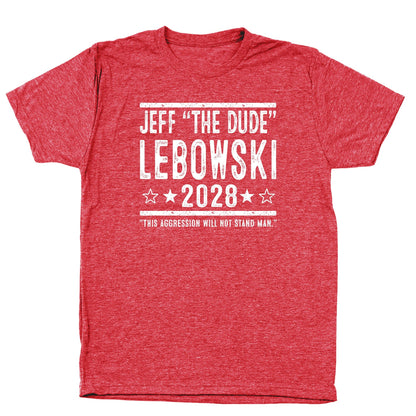 Jeff Lebowski 2028 Election - Donkey Tees T-shirt