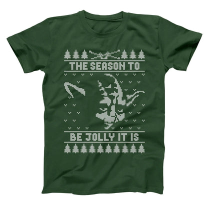 Jolly Yoda Ugly Christmas Sweater - Donkey Tees T-shirt