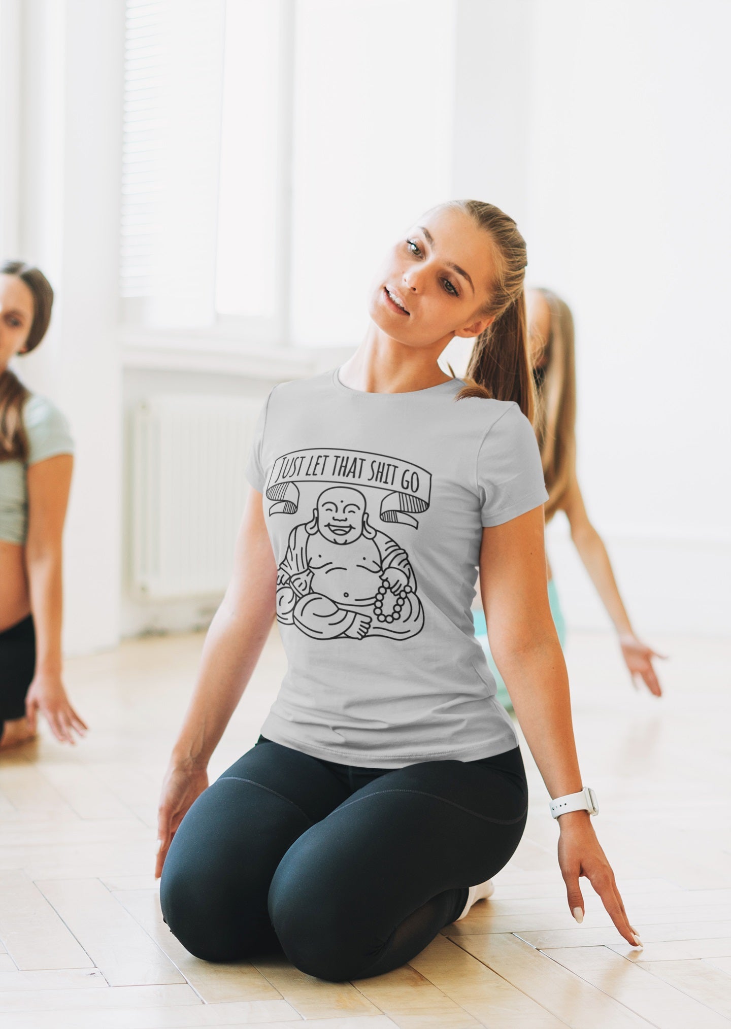 Just Let That Shit Go Buddha - Donkey Tees T-shirt