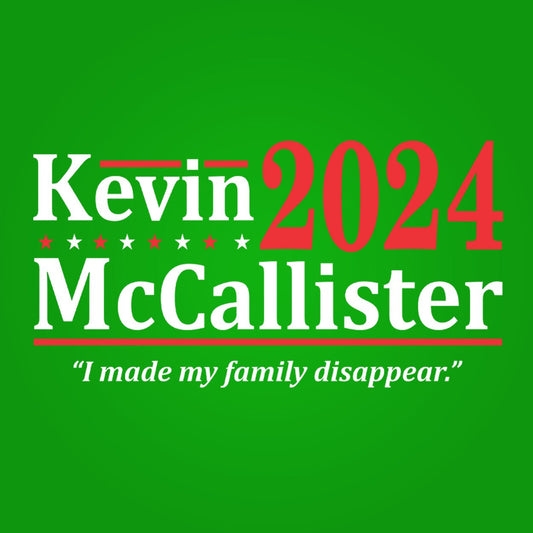 Kevin McCallister 2024 Election - Donkey Tees T-shirt