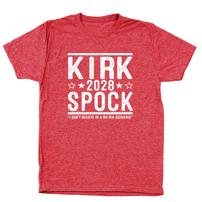 Kirk and Spock 2028 Election - Donkey Tees T-shirt