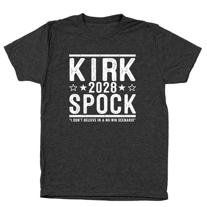 Kirk and Spock 2028 Election - Donkey Tees T-shirt