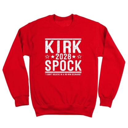 Kirk and Spock 2028 Election - Donkey Tees T-shirt