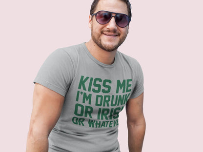 Kiss Me I'm Drunk Irish - Donkey Tees T-shirt