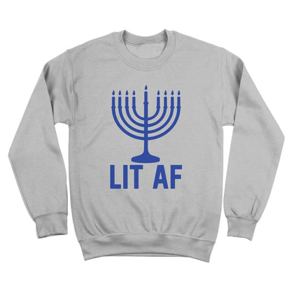 Lit AF Menorah - Donkey Tees T-shirt