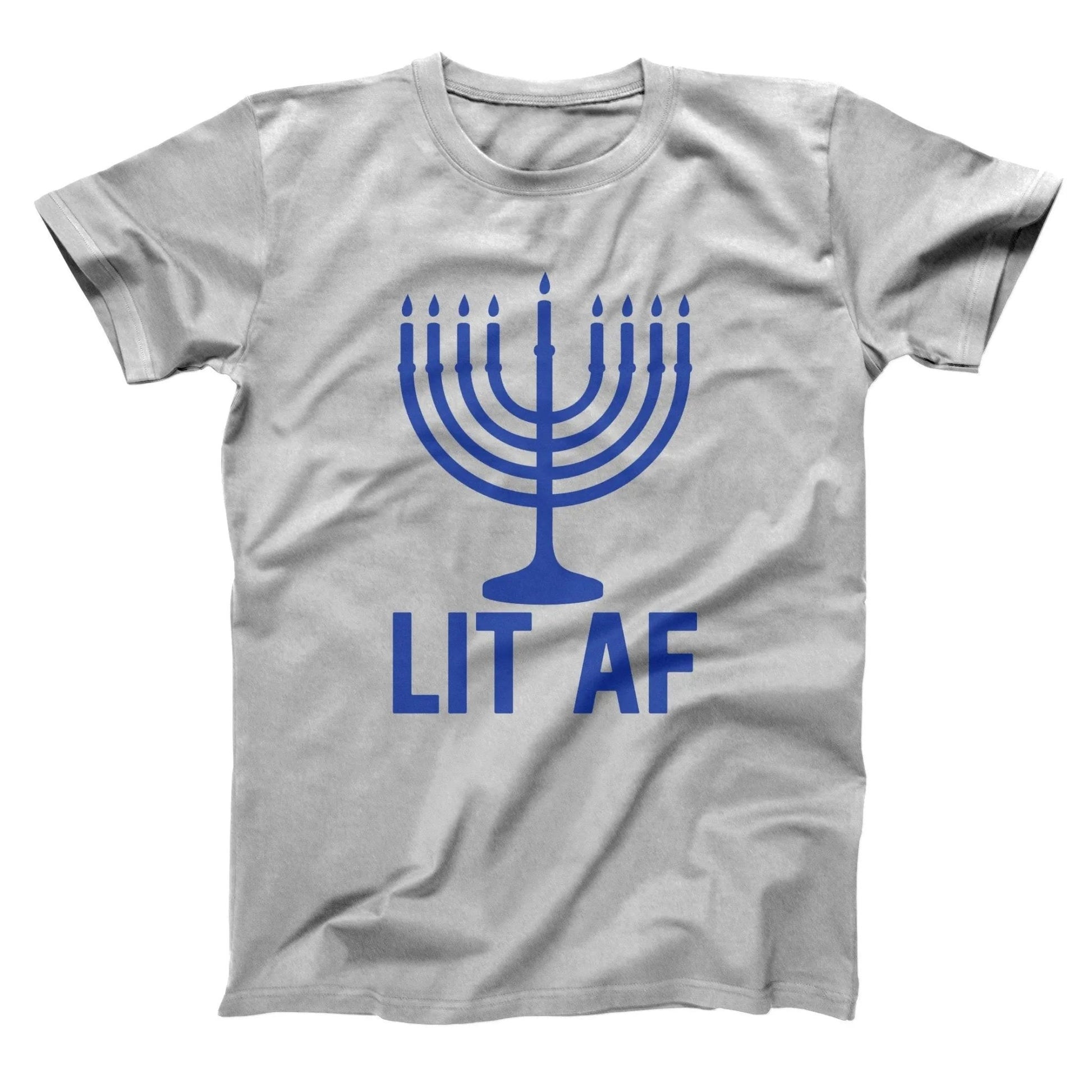 Lit AF Menorah - Donkey Tees T-shirt