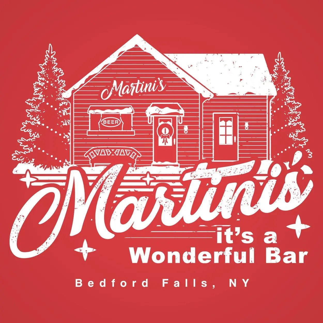 Martini's Wonderful Bar - Donkey Tees T-shirt